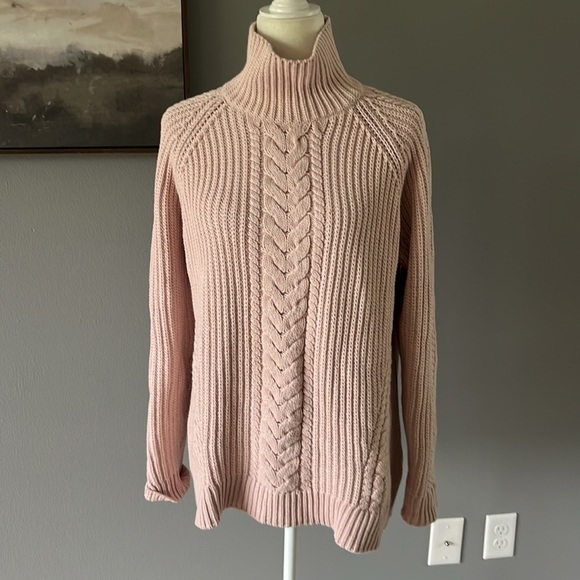 Lululemon Bring The Cozy Turtleneck Sweater in Misty Pink - Picture 2 of 10